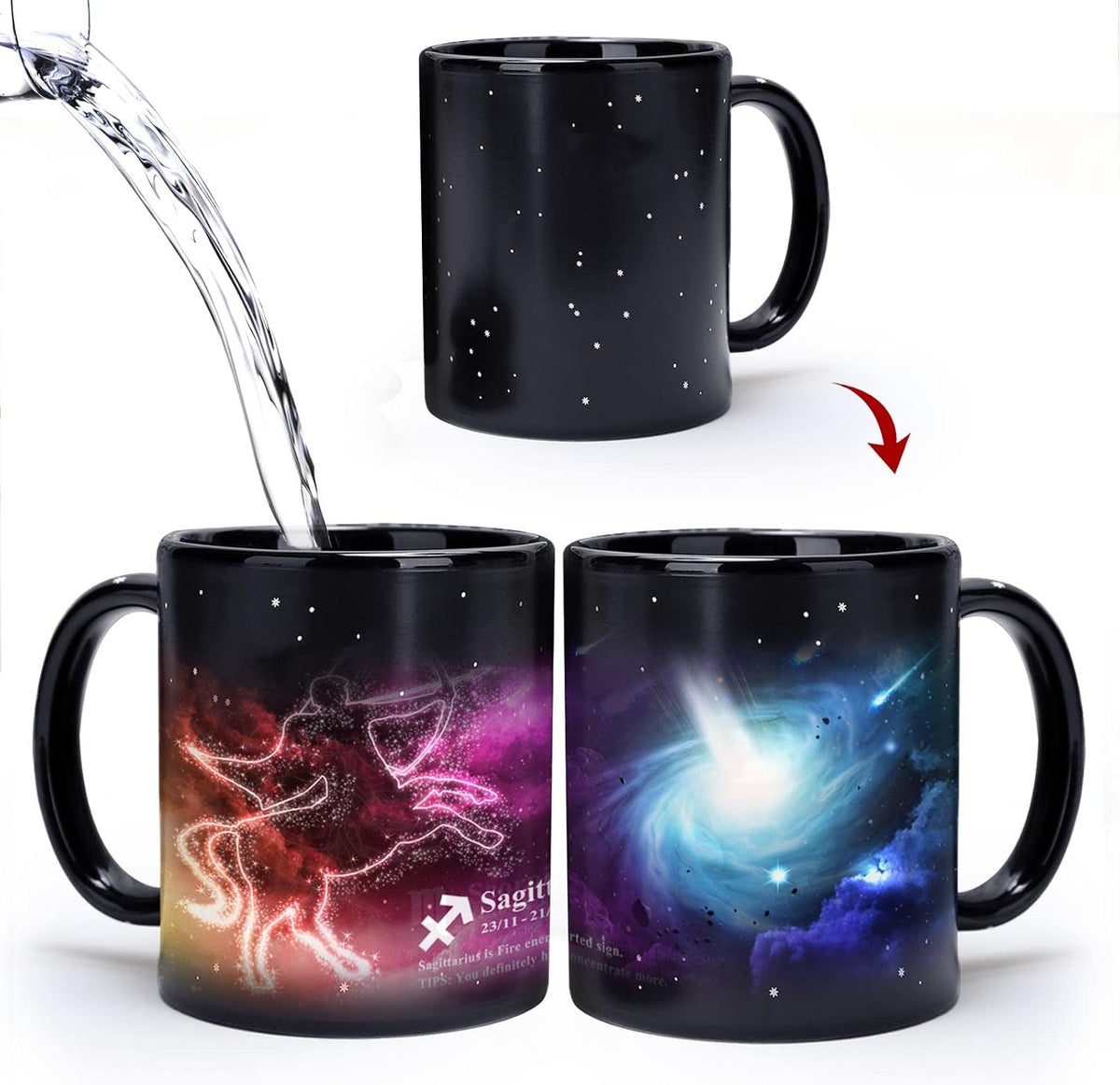 Sagittarius Zodiac Galaxy Archer Ceramic Mug