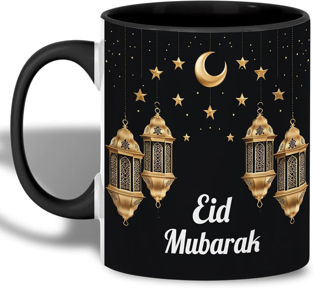 Eid Mubarak Crescent Moon Lantern Mug