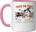 Trick or Treat Brush Your Teeth Retro Halloween Cute Dentist Mug