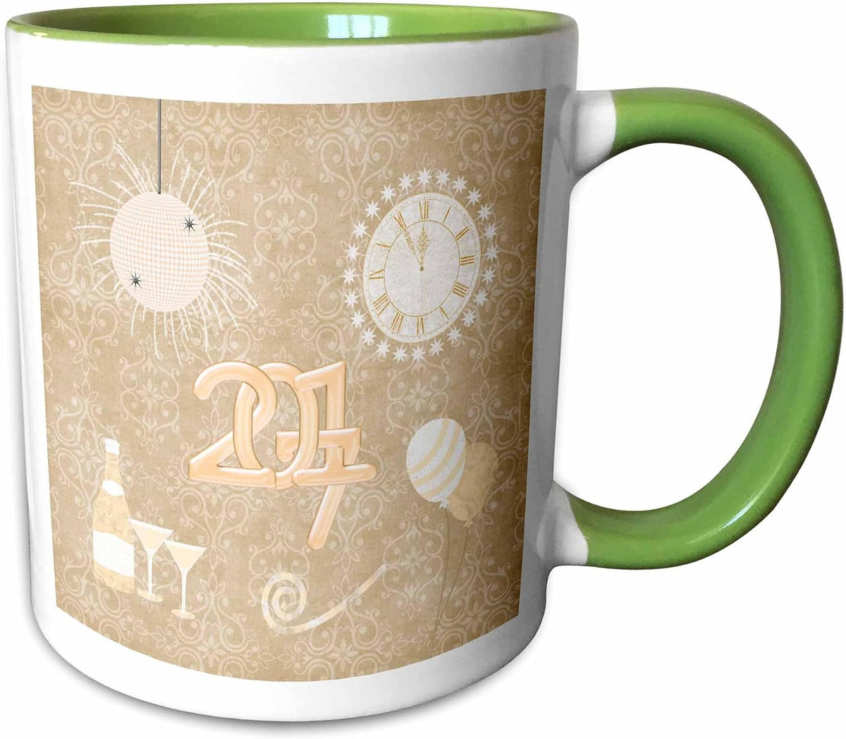Champagne 2017 New Year Ceramic Mug