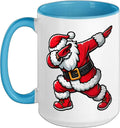 Dabbing Santa Claus Dab Pose Christmas Ceramic Mug