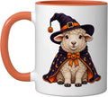 Sheep Dressed As A Witch Halloween Ceramic Mug