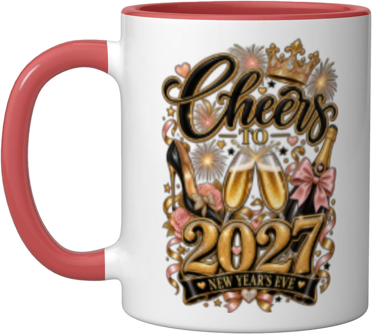 Cheers Glamorous Year Eve Party Ceramic Mug