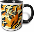 Bold Colors Illuminate This Mid-Century Ceramic Mug