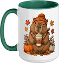 Capybara Fall Autumn Season Pumpkin Spice Halloween Ceramic Mug