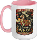 2026 Year of the Horse Chinese New Majestic Ceramic Mug