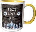 Peace Joy Christmas Country Ceramic Mug