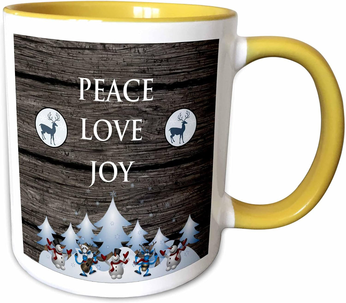 Peace Joy Christmas Country Ceramic Mug