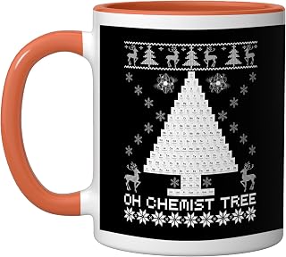 Chemist Tree Oh Chemistry Periodic Ugly Christmas Ceramic Mug