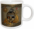 Steampunk Skull Gears and Mouse Ceramic Mug