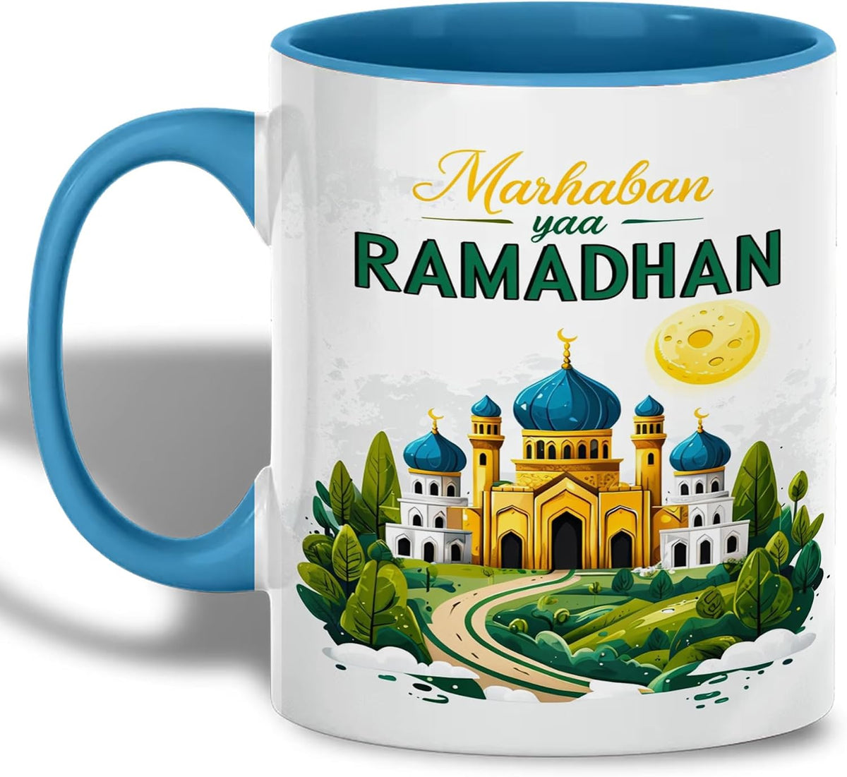 Marhaban Ramadhan Mosque Art Mug
