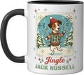 Jack Russell Terrier Jingle Bells Ceramic Mug