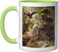 Ossian Receiving The Ghosts Of The French Heroes Halloween Ceramic Mug