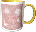 New Year 2017, Champagne, Glasses, Clock Ceramic Mug