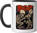 Skeleton Hand Boop Cat's Nose Halloween Art Ceramic Mug