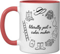 Literally Just A Cider Maker Craft Icons Ceramic Mug