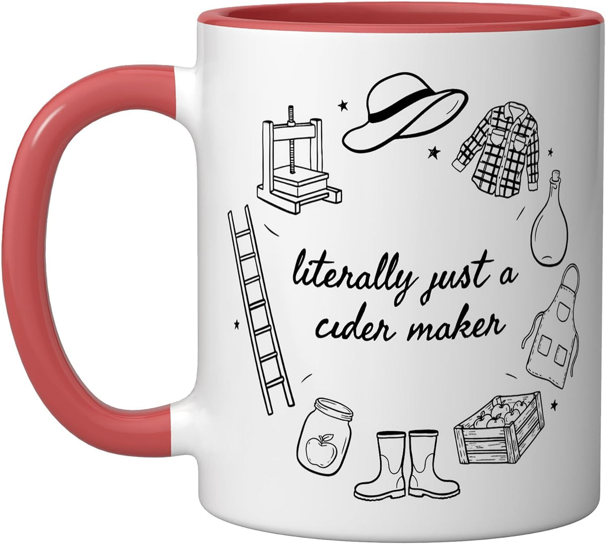 Literally Just A Cider Maker Craft Icons Ceramic Mug