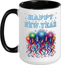 Fireworks New Year Ceramic Mug