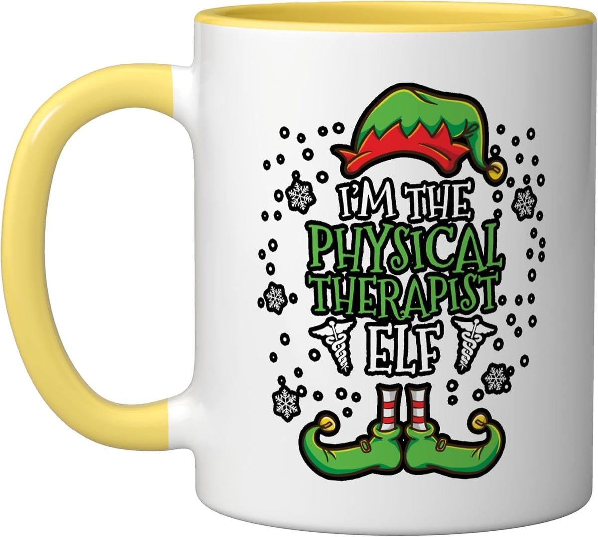 Im the Physical Therapist Elf Christmas Ceramic Mug