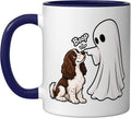 Funny Ghost English Springer Spaniel Boop Halloween Dog Ceramic Mug