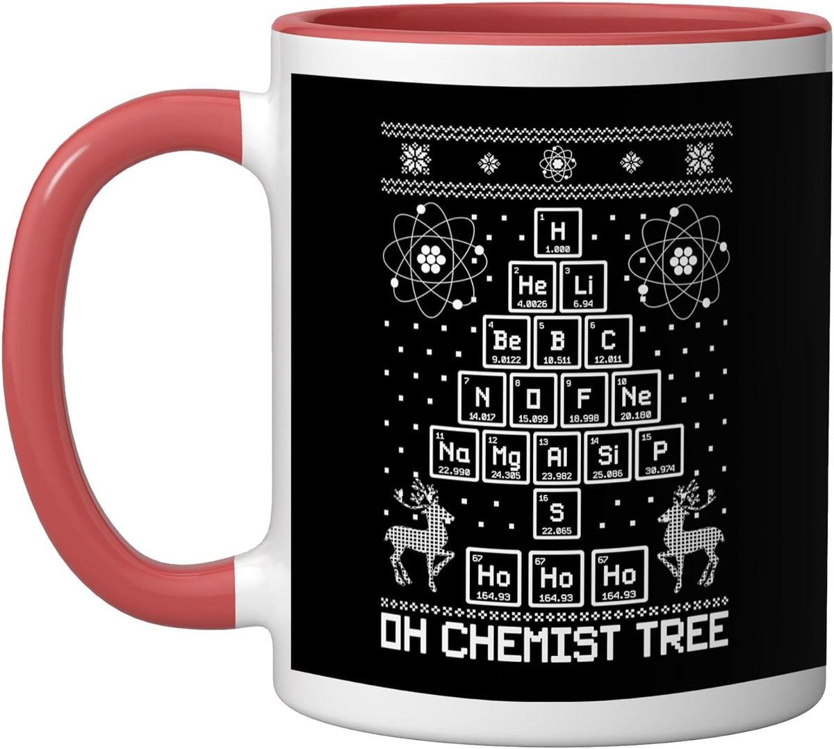 Chemist Tree Christmas Science Chemistry Student Ceramic Mug