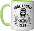 Abuela Skull Rocker Grandma Light Ceramic Mug