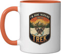 Done Working Time Trek Snowshoe Winter Explorer Ceramic Mug