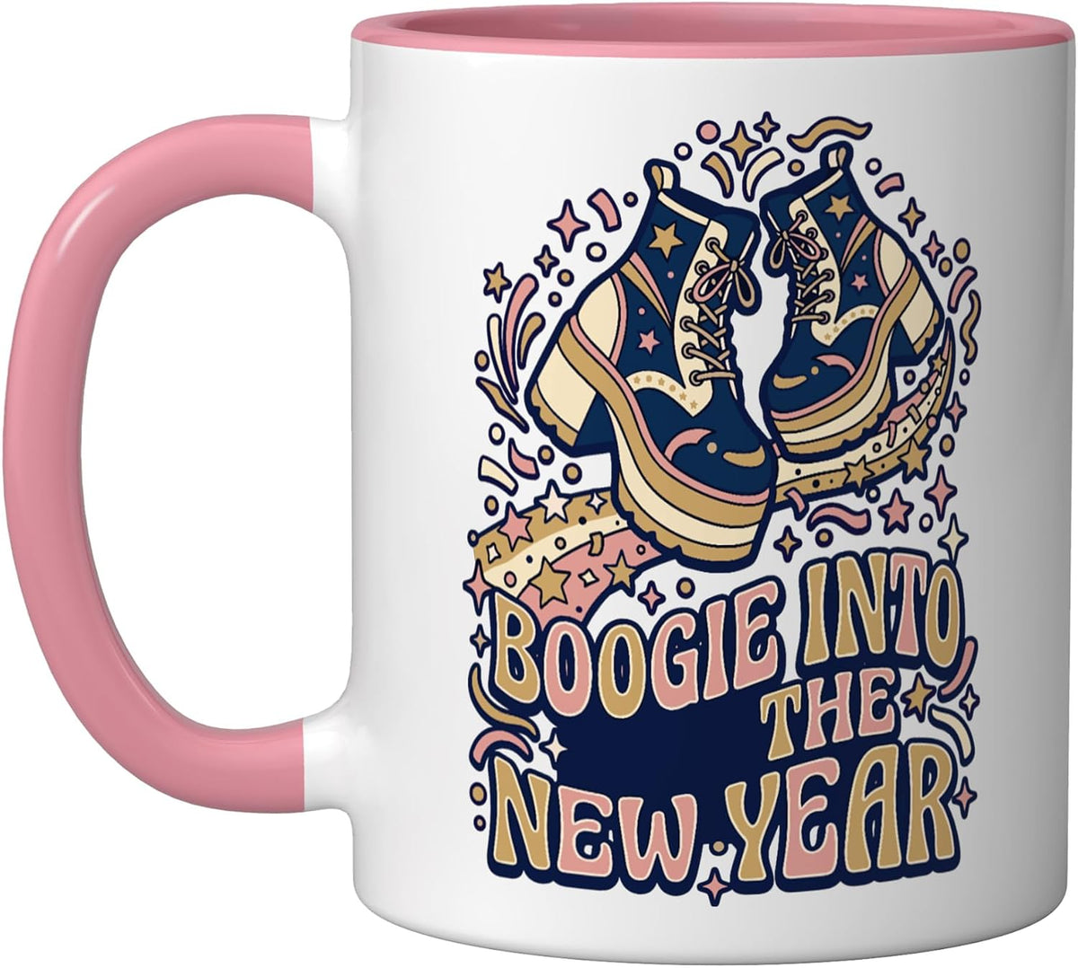 Boogie Dance Party New Year Ceramic Mug