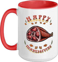 Happy Thanksgiving Ham Ceramic Mug
