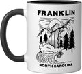 Franklin North Carolina Waterfall Nc Trip Souvenir Ceramic Mug