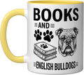 Books And English Bulldogs Funny English Bulldog Ceramic Mug