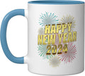 Fireworks 2024 New Year Ceramic Mug