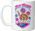 Jive Turkey Disco Ball 70s Dance Ceramic Mug