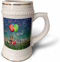 Glitter Champagne New Year Ceramic Mug