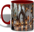Golden Crescent Moon Lantern Mug