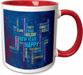 Glitter New Year Ceramic Mug