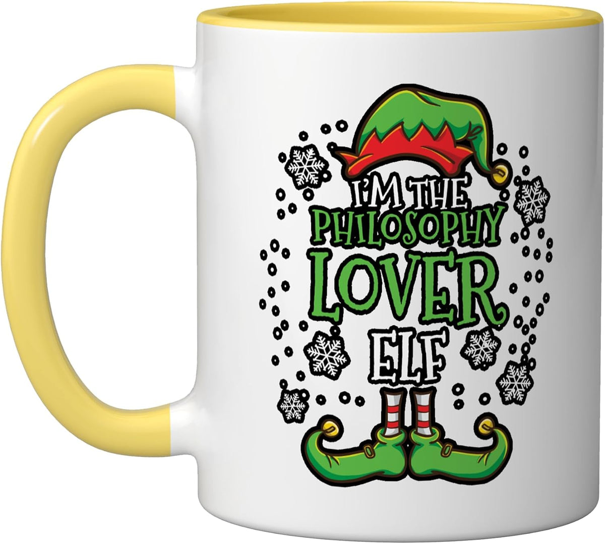 Im The Philosophy Lover Elf Christmas Ceramic Mug