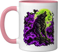 Werewolf Full Moon Spooky Halloween Wolf Ceramic Mug