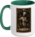 Skeleton Chef Gothic Tarot Halloween Ceramic Mug