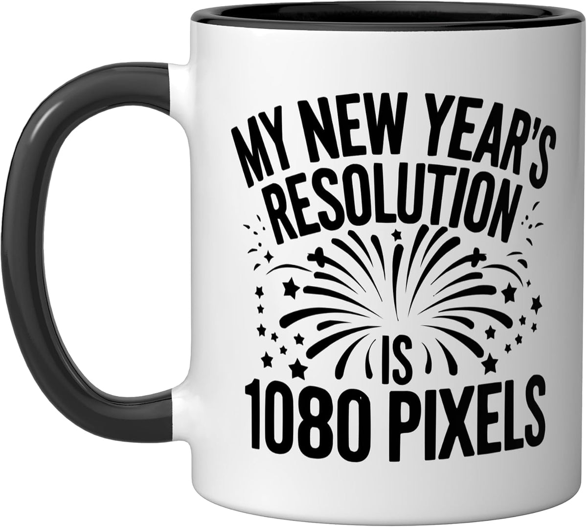 Years Resolution Happy Holidays Celebration Ceramic Mug
