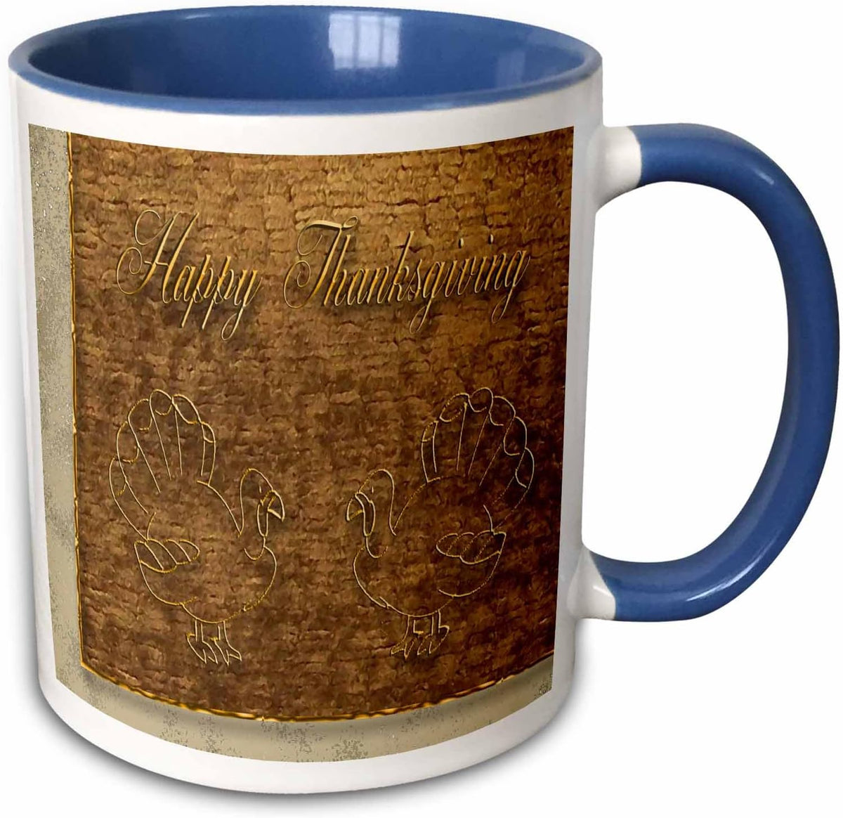 Golden Turkeys Thanksgiving Ceramic Mug