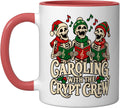 Caroling Skeletons Funny Choir Mug