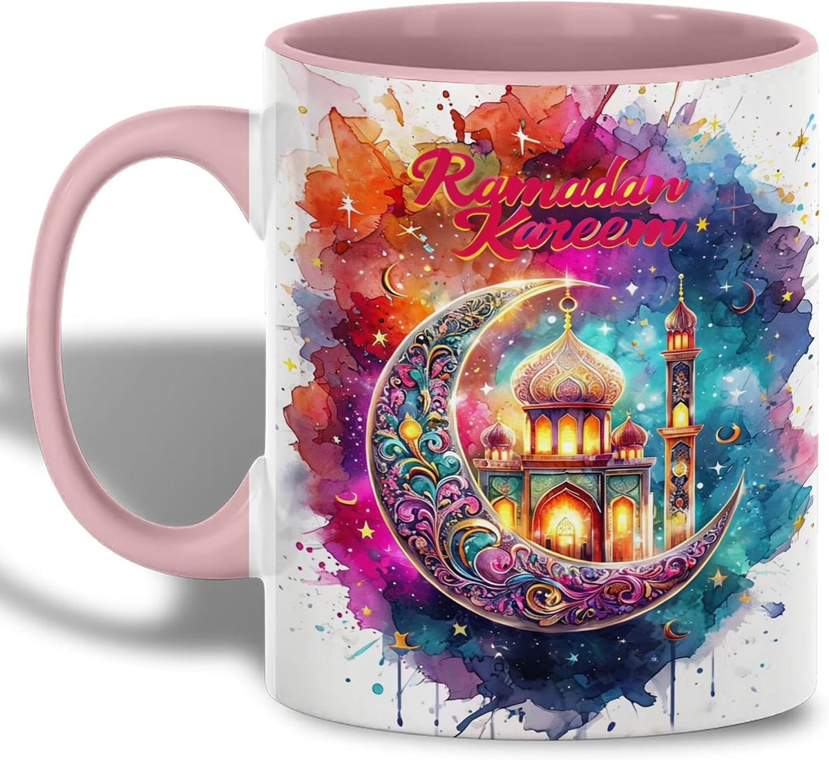 Ramadan Kareem Moon Mosque Art Mug